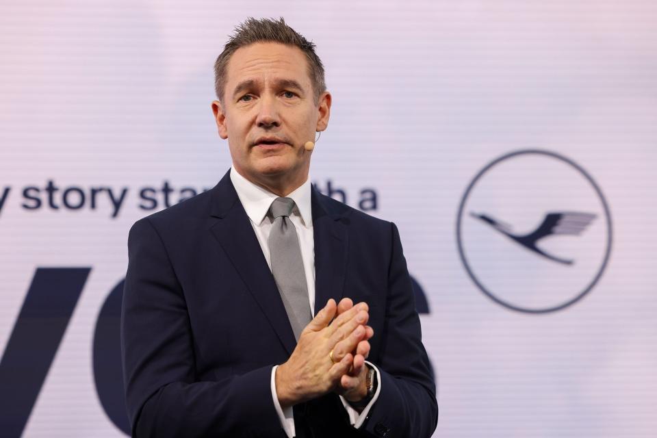 Jens Ritter ist seit 2022 CEO von Lufthansa Airlines. - Copyright: picture alliance / HMB Media | Joaquim Ferreira