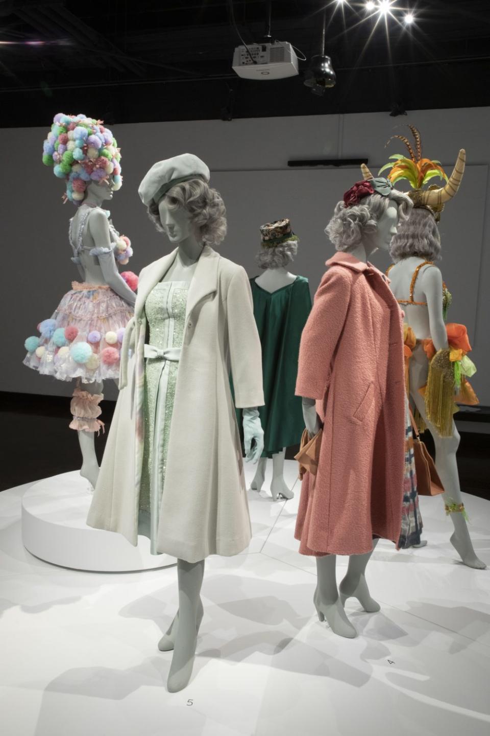 “The Marvelous Mrs. Maisel” costumes by Donna Zakowska. These costumes can be seen in the “Art of Costume Design in Television” exhibition at the FIDM Museum, Fashion Institute of Design & Merchandising, on Thursday, August 19, 2022 in Los Angeles, CA(photo: Benjamin Shmikler/ABImages)