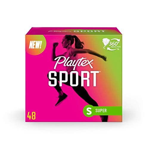 <p><strong>Playtex</strong></p><p>amazon.com</p><p><strong>$8.68</strong></p><p><a href="https://www.amazon.com/dp/B08L4PST6Q?tag=syn-yahoo-20&ascsubtag=%5Bartid%7C2140.g.29036308%5Bsrc%7Cyahoo-us" rel="nofollow noopener" target="_blank" data-ylk="slk:Shop Now" class="link ">Shop Now</a></p><p>Another name you’re probably familiar with. This brand has sport tampons as well as “gentle glide.” While tampon choice is totally personal, you may want to stay away from <a href="https://www.womenshealthmag.com/health/a19914805/scented-tampons-and-pads/" rel="nofollow noopener" target="_blank" data-ylk="slk:the scented tampons" class="link ">the scented tampons</a> Playtex sells. Your vagina is sensitive and fragrances can be irritating.</p>