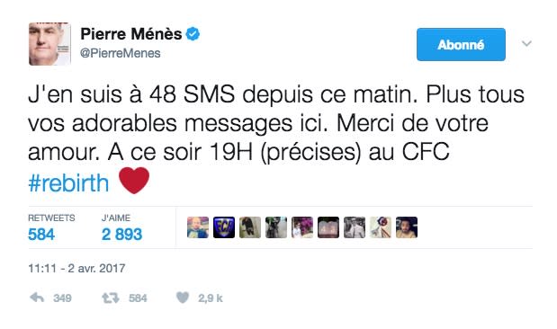 <p>Les messages de soutien</p>