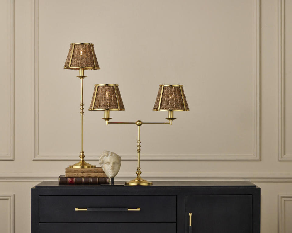 The Deauville table and desk lamp by Suzanne Duin for Currey & Company
