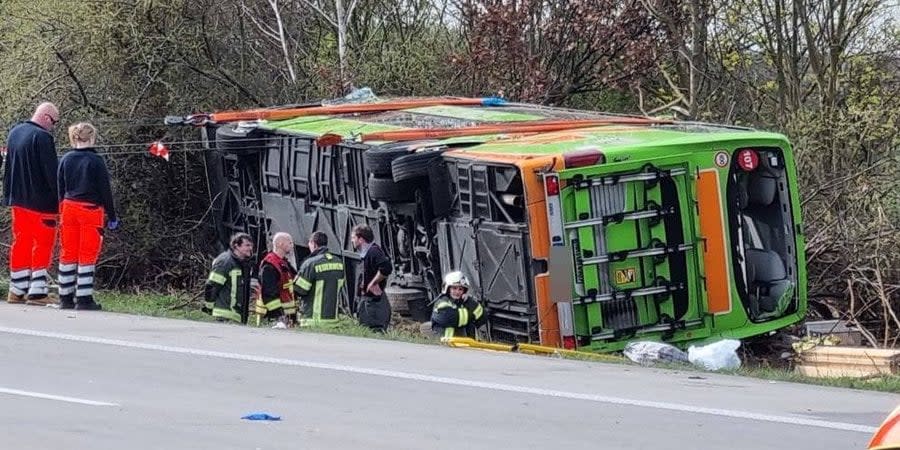 Flixbus road accident near Leipzig, Germany