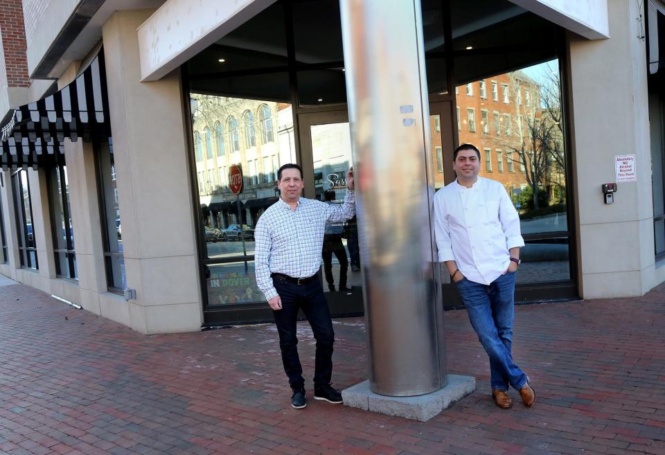 Adel Semmar and his nephew Souhail Semmar are preparing to serve Italian food at La Dolce Vita in downtown Dover, in the space formerly occupied by Sassy Biscuit Co.