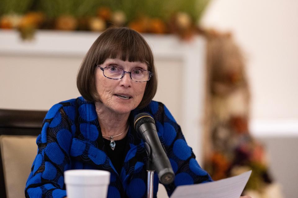 Mitzie Fiedler, who is seeking a third consecutive term in Seat 1 on the Venice City Council, could talk about council accomplishments Tuesday evening at the Venetian Golf & River Club Community Forum.