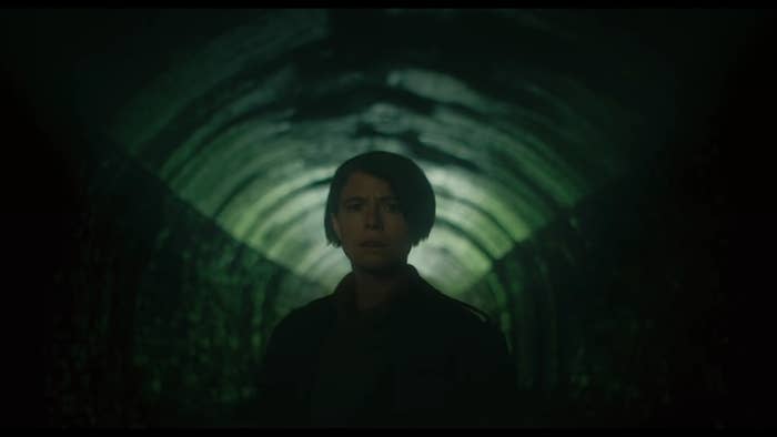 Harper inside a tunnel in "Men"
