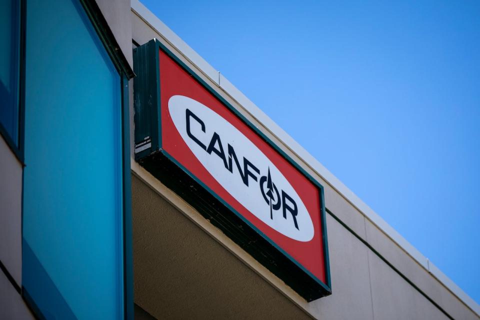 CANFOR office is pictured in Vancouver, British Columbia on Tuesday, September 20, 2022. 