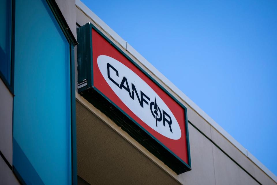 CANFOR office is pictured in Vancouver, British Columbia on Tuesday, September 20, 2022.