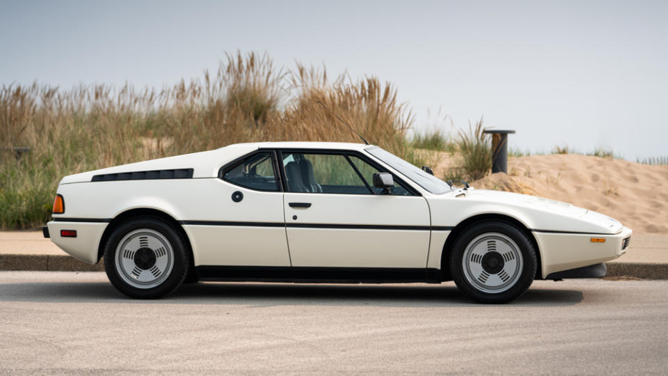 A 1980 BMW M1.