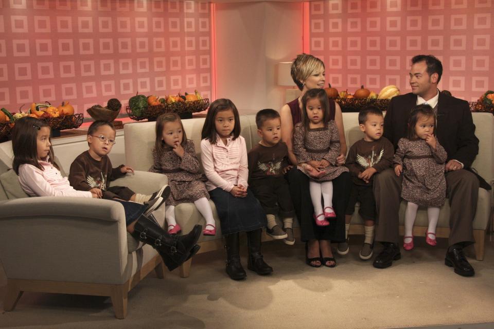The Gosselins visit the "Today" show on October 2, 2007
