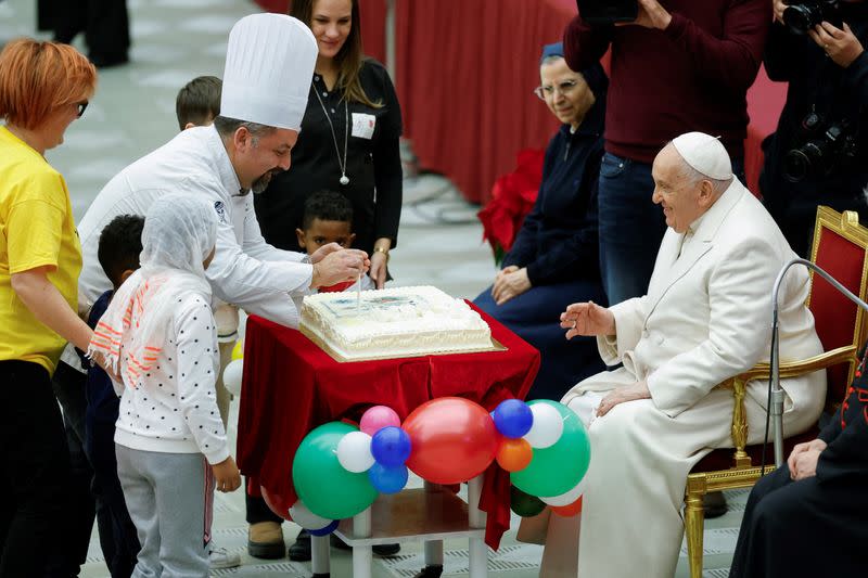 87th birthday of Pope Francis at the Vatican