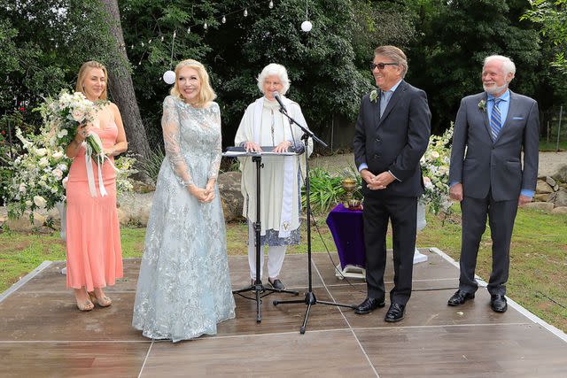 <p>Nina Prommer</p> Anson and Sharon Williams at their May 6, 2023 wedding in Ojai, California