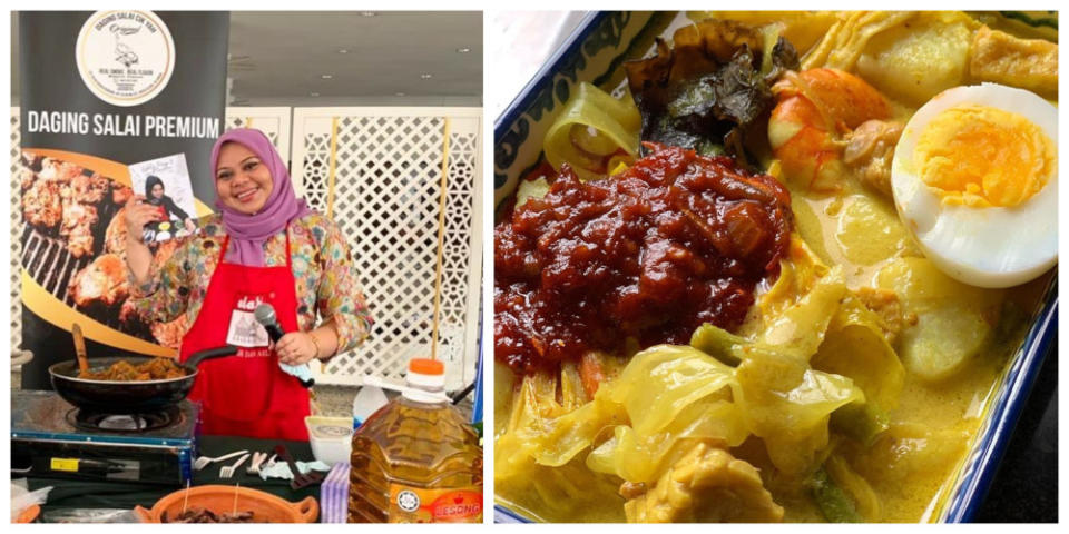 Nur Hayati of popular Instagram cooking page Yatie Kitchen was kind enough to share some lontong with an expectant mum. — Picture from Instagram/Yatie Kitchen