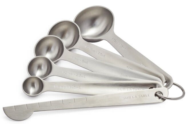 Sur La Table Round Measuring Spoons, Set of 6