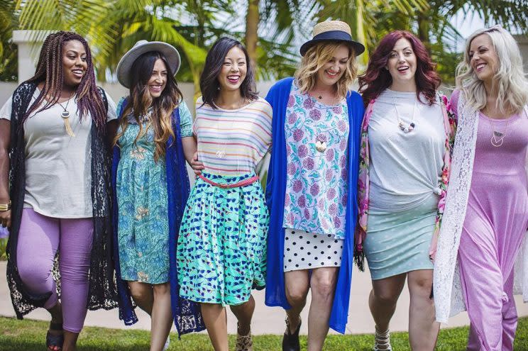 The LulaRoe apparel company: Godsend or cultish pyramid scheme? Depends on who you ask. (Photo: LuLaRoe/Instagram)