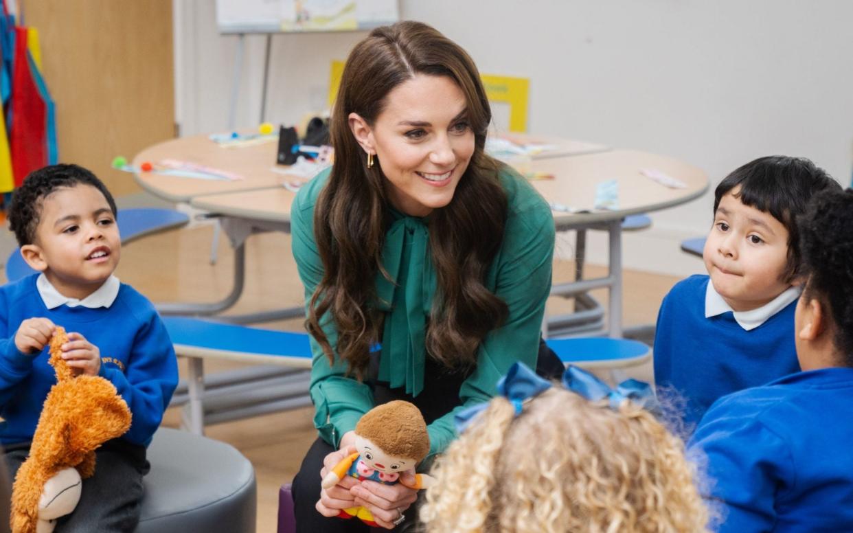 The Princess of Wales has said she is 'absolutely determined' to change attitudes to the development of children during the early years of their lives - Kensington Palace