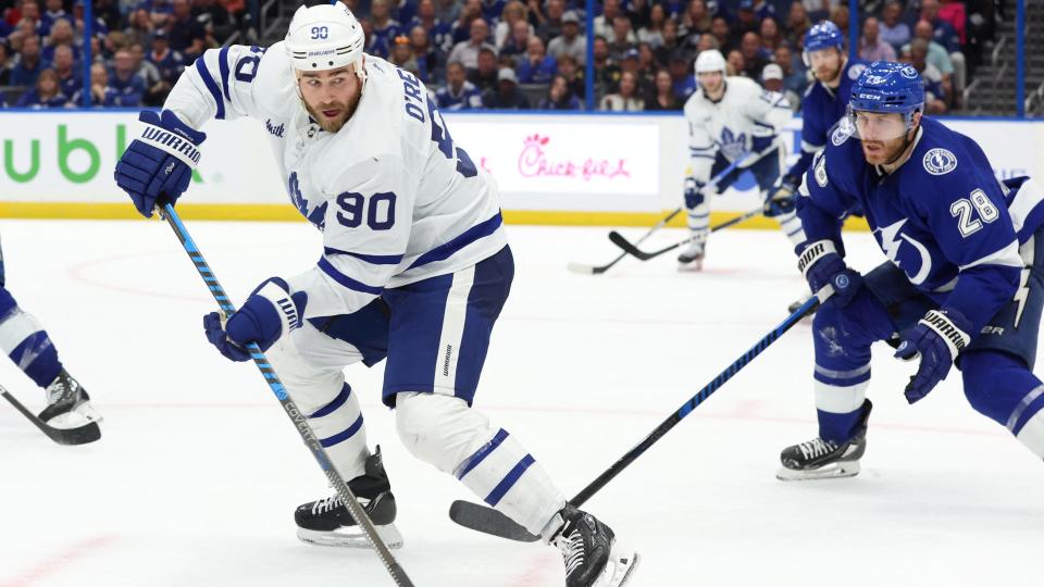 Ryan O'Reilly gives the Maple Leafs quality depth and flexibility they lacked in last season's opening-round loss to the Lightning. (Getty Images)