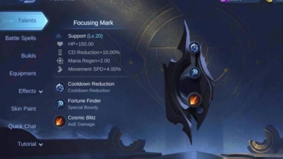 Some players noted that the Talent System looks similar to the League of Legends Rune system. (Photo: MOONTON)