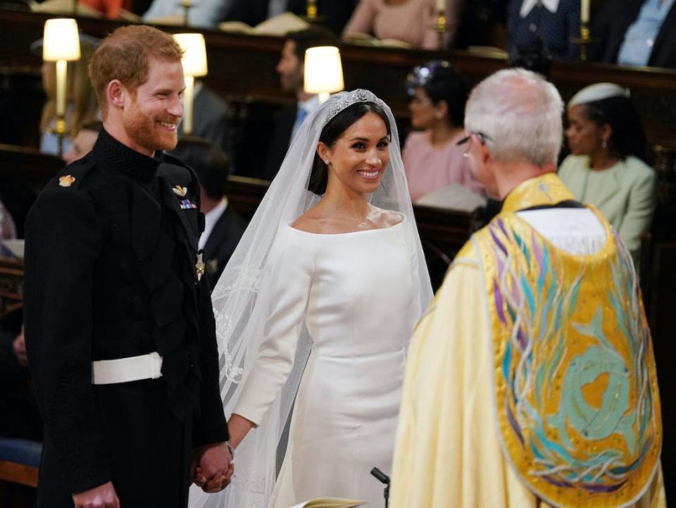 Prince Harry and Meghan Markle secretly got married three days before their televised royal wedding in 2018.