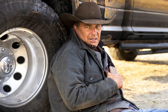 <p>Paramount Network</p> Kevin Costner on 'Yellowstone'.