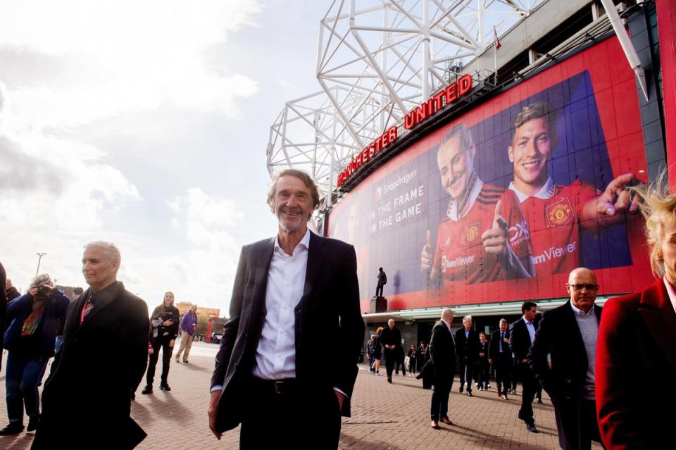 Sir Jim Ratcliffe is among the bidders to buy Manchester United (PA)