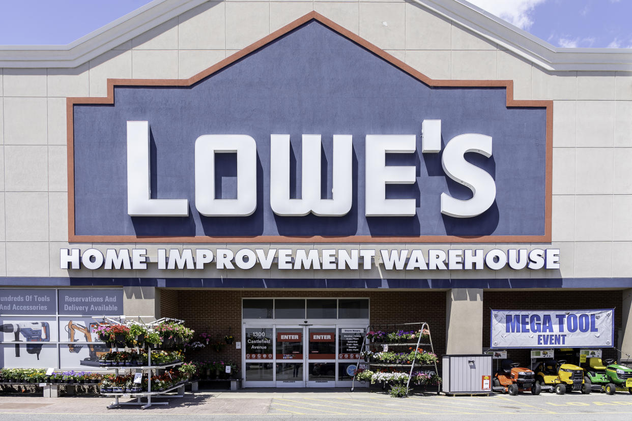 Toronto, Canada - June 06, 2019:  Lowe's store in Toronto, Canada.  Lowe's Companies, Inc. is an American retail company specializing in home improvement.