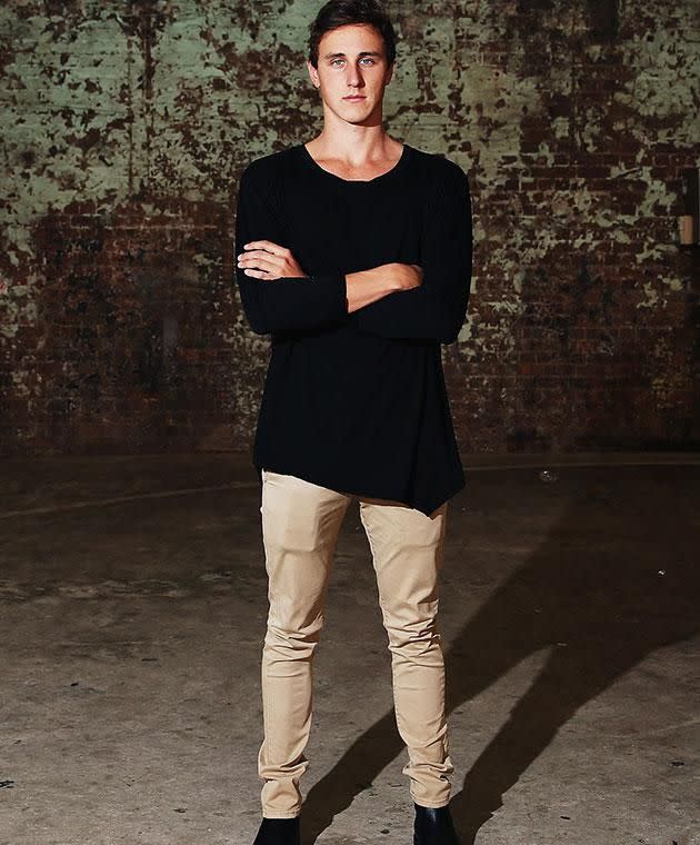 Cameron McEvoy at MBAFW. photo: getty