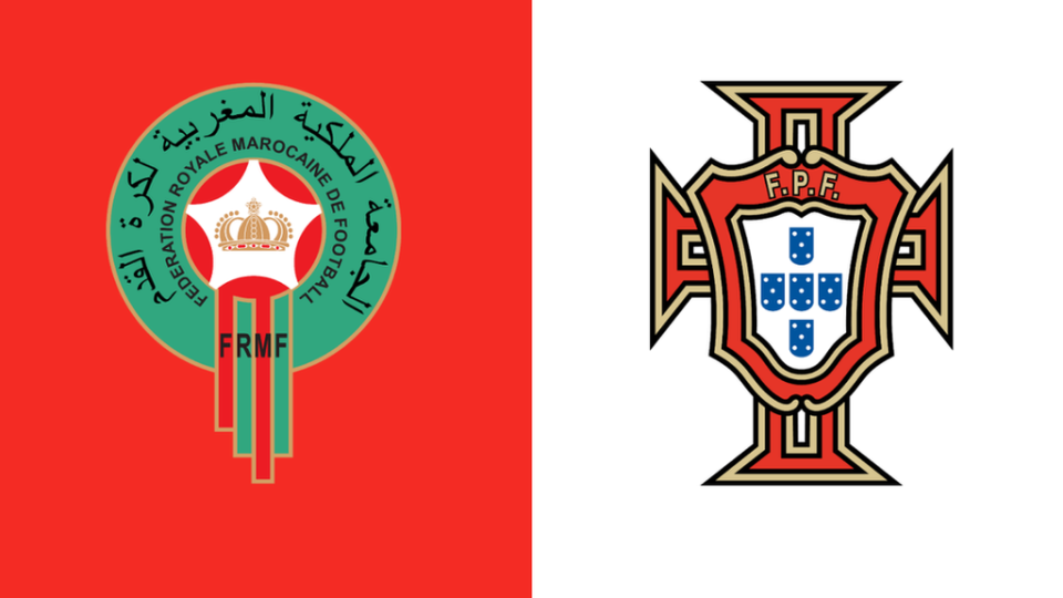 Morocco v Portugal graphic