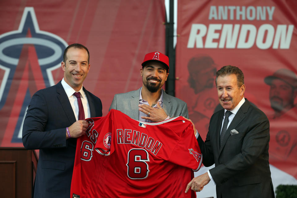 在2019年，洛杉磯天使和Anthony Rendon簽下7年2.45億美金合約。（MLB Photo by Kiyoshi Mio/Icon Sportswire via Getty Images）