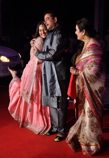 How Sonakshi Sinha celebrated her big brother's wedding