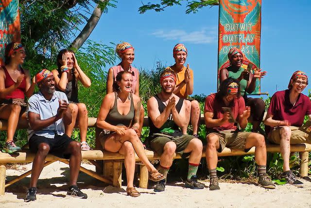 <p>Robert Voets/CBS</p> The cast of 'Survivor 45'