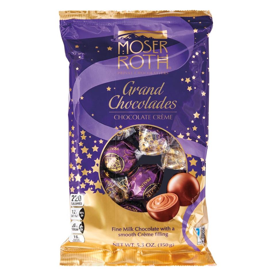 bag of milk chocolate truffles from aldi