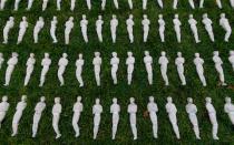 <p>A vast new display to mark the end of the First World War will give families of soldiers killed at the Battle of the Somme with no known grave the chance to take home the ‘bodies’ of their loved ones. (Photo from Kirsty O’Connor/PA) </p>