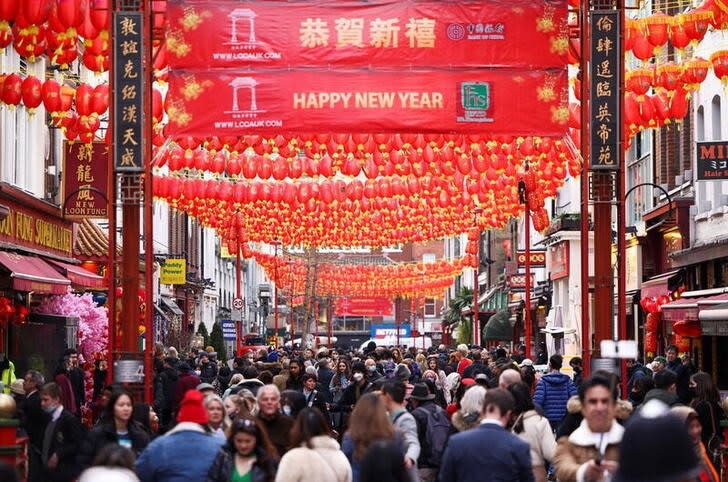 Lunar New Year celebrations in London