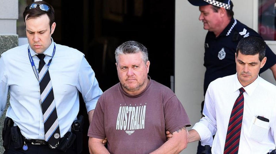 Thorburn, who shed tears in the dock, is being sentenced in the Brisbane Supreme Court. Photo: AAP