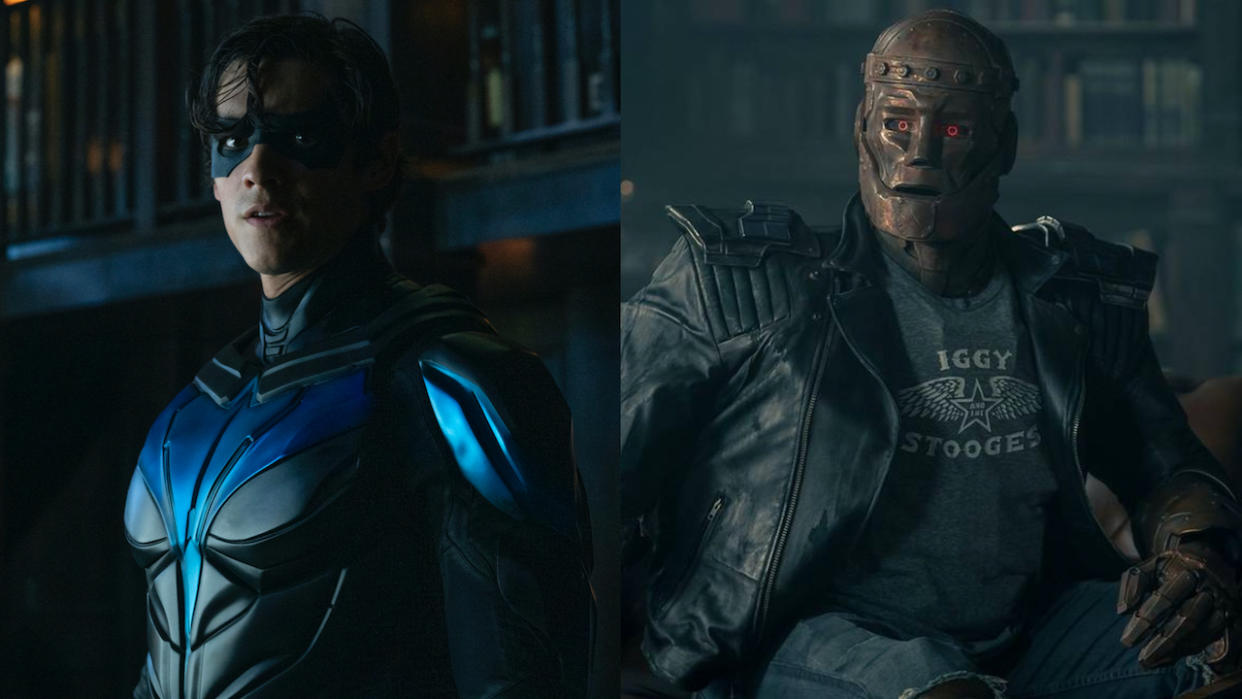  Nightwing in Titans and Robotman in Doom Patrol 