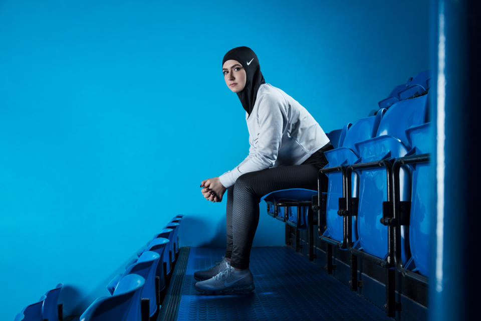 Nike’s Pro Hijab will be released in 2018. (Photo: Nike)