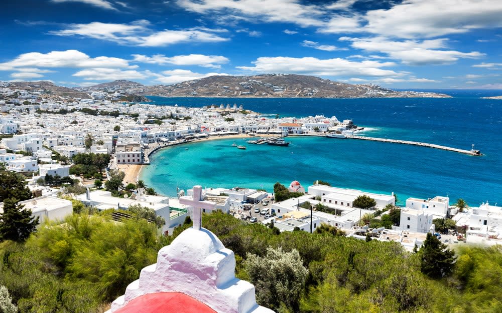 The profoundly beautiful Mykonos has been attracting a glamorous crowd since the 1950s