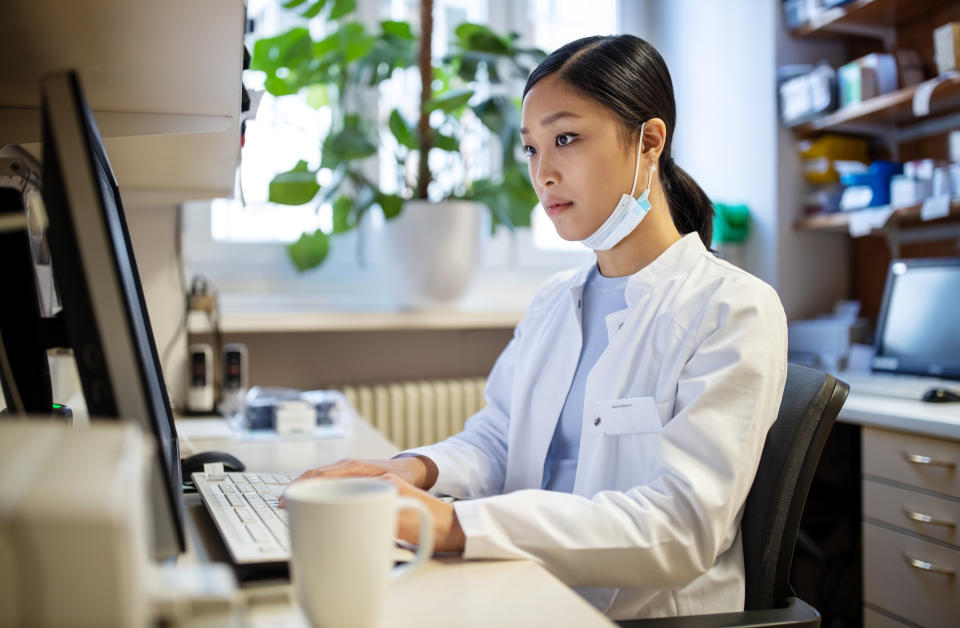 Female pharmacist