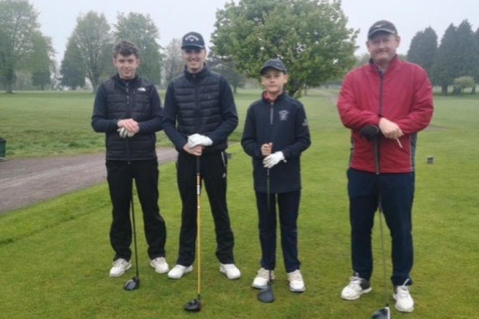 (Left to right) Junior captains team-   Ben Newman, Alfie Sully, Seb Childs and  Andrew Tildesley <i>(Image: Supplied)</i>