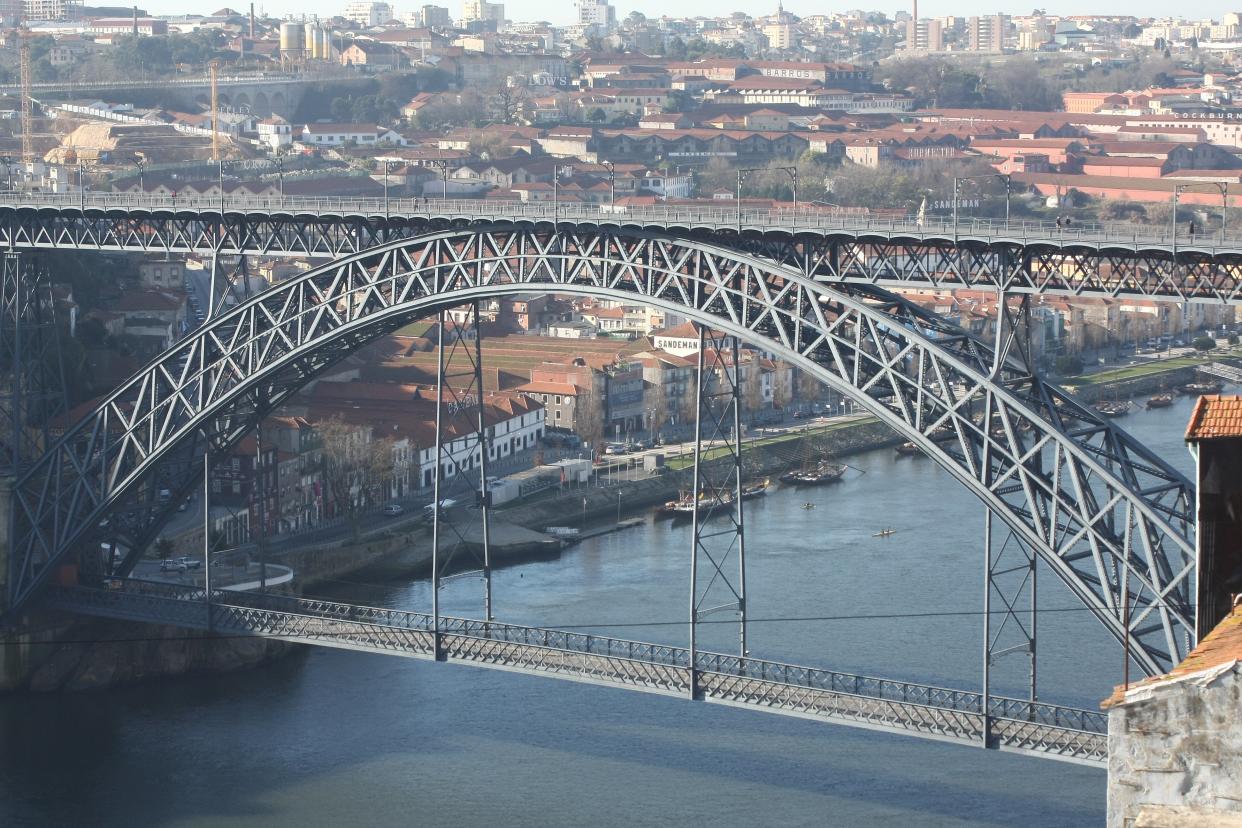 Building bridges: the multi-level bridge over the Douro river in Porto, northern Portugal  (Simon Calder)