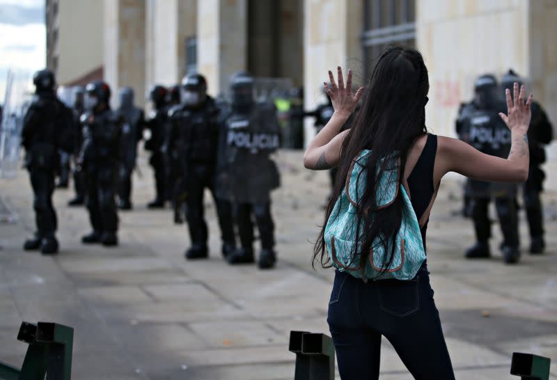 Colombian unions hold a national strike in protest against President Ivan Duque's policies