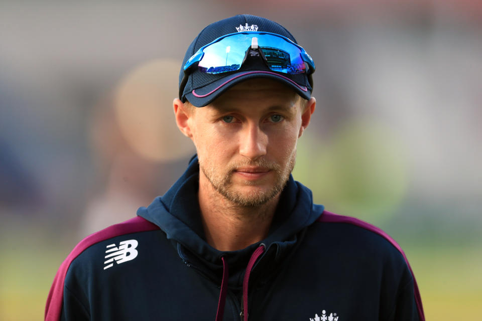 England's Joe Root during day five of the fourth Ashes Test at Emirates Old Trafford, Manchester. (Photo by Mike Egerton/PA Images via Getty Images)
