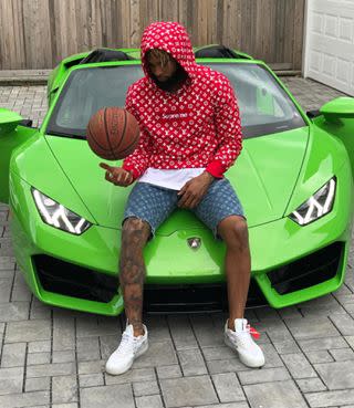 Odell Beckham Jr. Wears Louis Vuitton x Supreme and Off-White x Nike –  Footwear News
