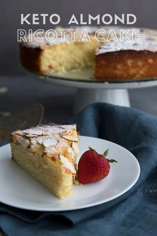 carolyn ketchum's keto almond ricotta cake