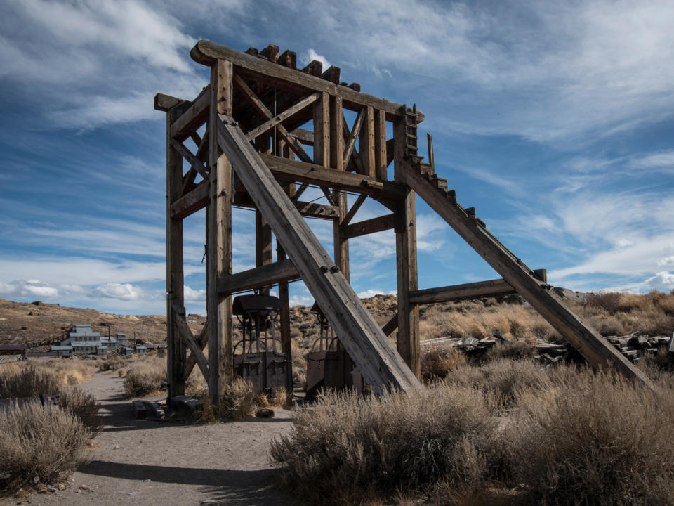 Die Goldmine wurde dennoch weiterbetrieben. Die Arbeiter kamen aus den Nachbarorten. Bodie selbst ist seit den 1940er-Jahren wie leergefegt. (Bild-Copyright: Abandoned America/Caters News Agency)