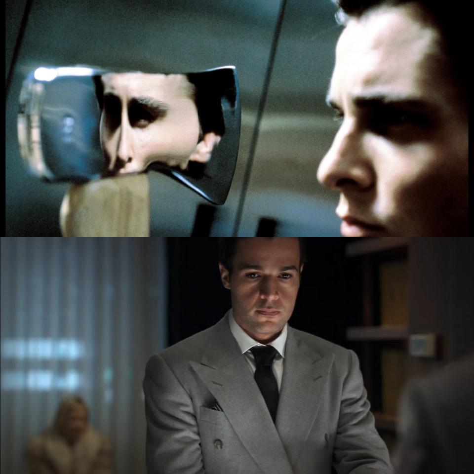 “American Psycho” (Top); “Piercing” (Bottom)