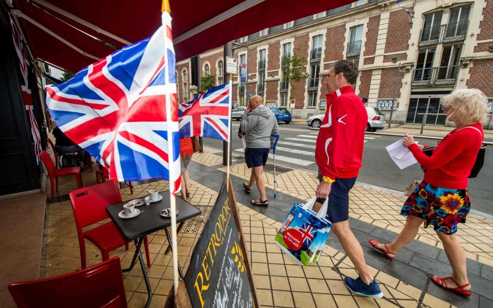 1000 Britons were selected at random and invited by the municipality - Credit: PHILIPPE HUGUEN/AFP