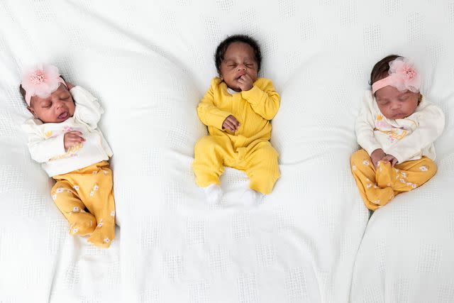 Riverside Regional Medical Center Triplets Mielle, Jihad and Noelle