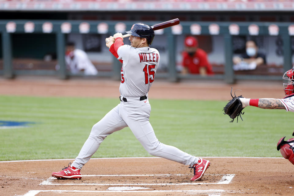 Brad Miller #15 of the St Louis Cardinals 