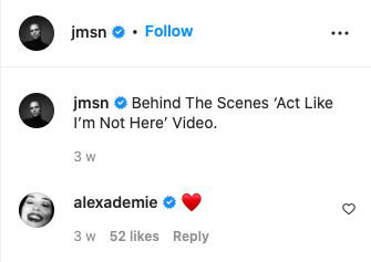 Photo credit: @jmsn, @alexademie - Instagram